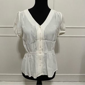 NWT J. Crew delicate ivory blouse
